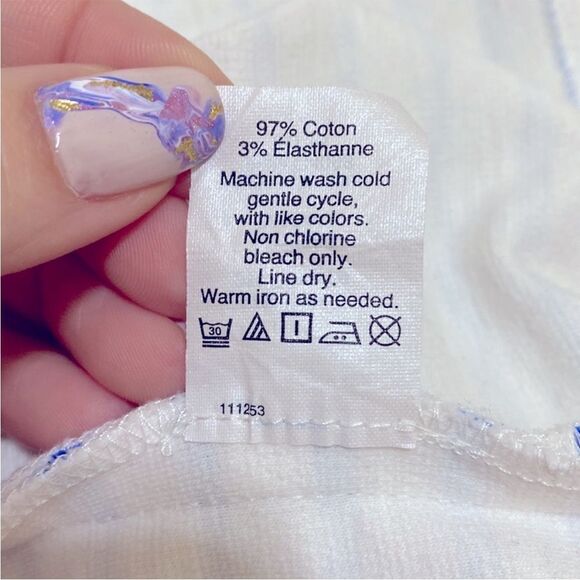 J. Crew Blue and White Striped Dress Sz. S - Picture 5 of 6